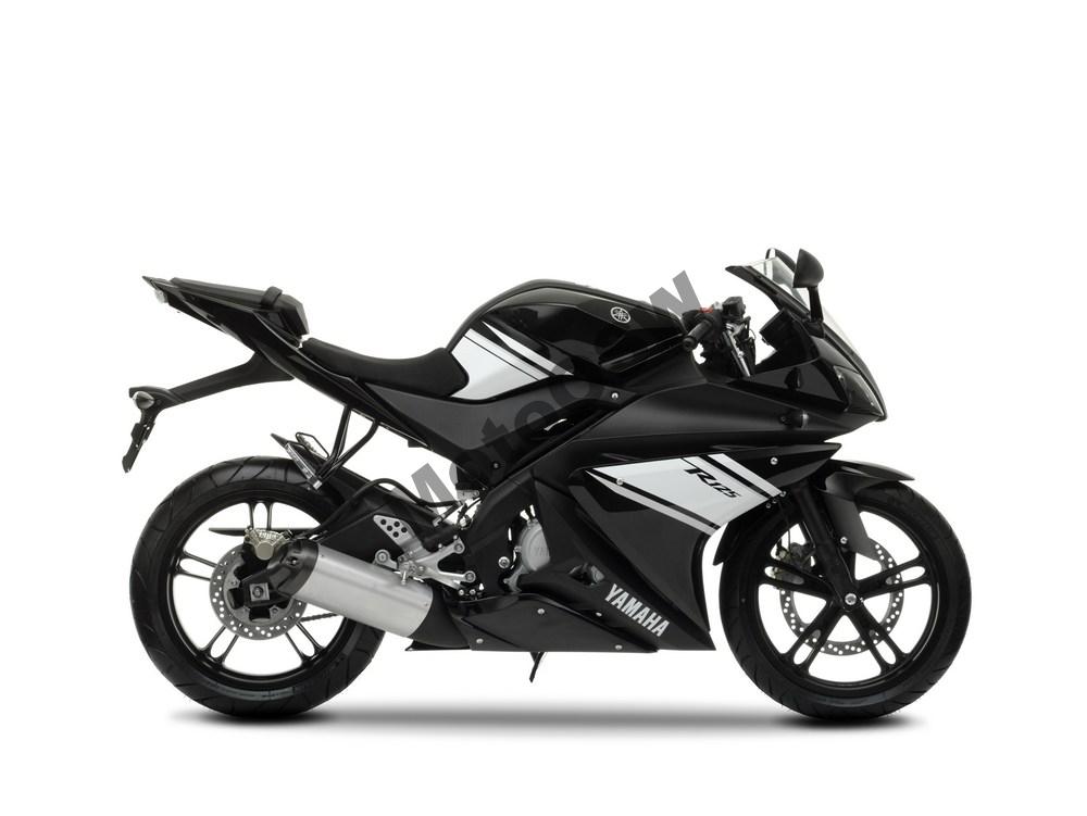 Obtisky Dyha Yamaha YZF R125 2009 ČIERNE