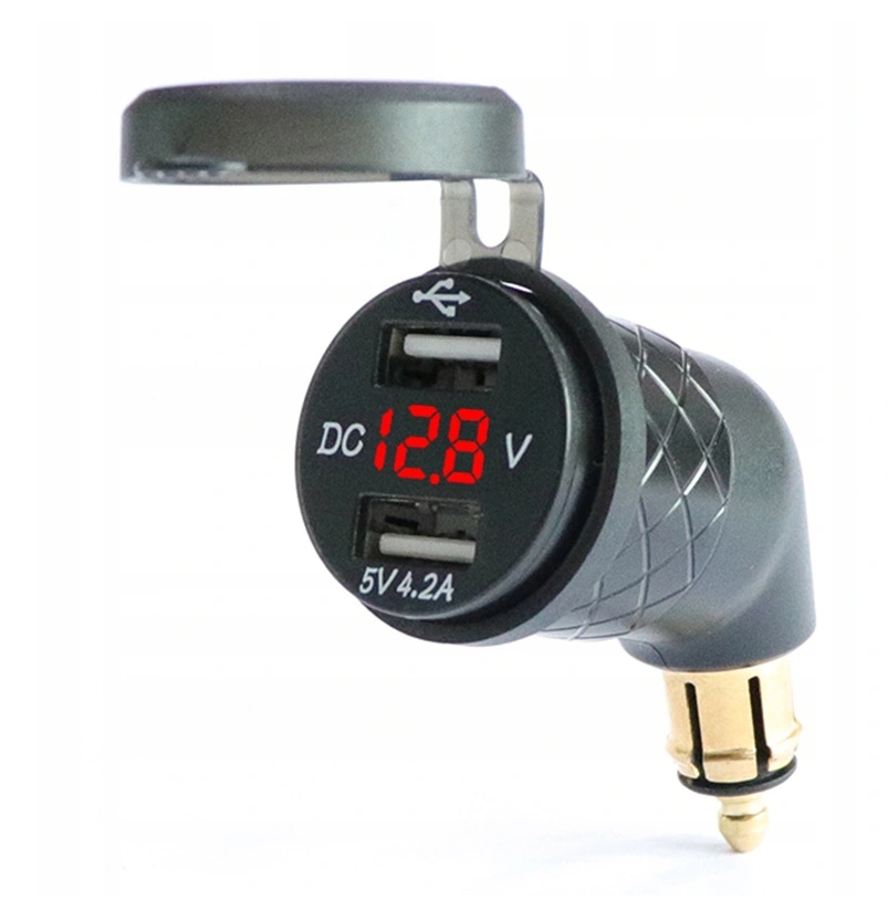 USB NAPÁJACÍ ADAPTÉR NABÍJAČKA DIN BMW VOLTMETER AV1