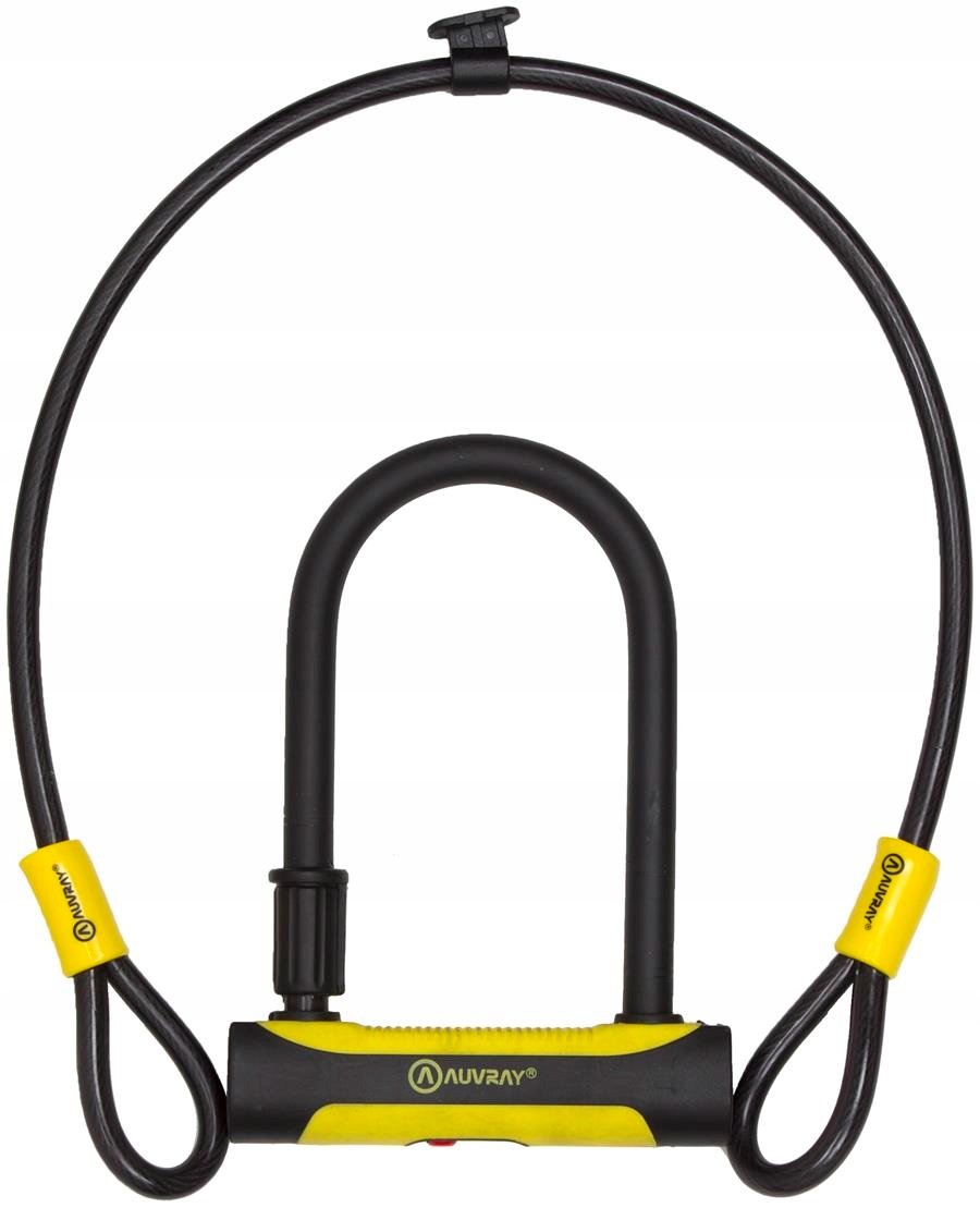 Spona U-LOCK s káblovým motocyklovým bicyklom Auvray