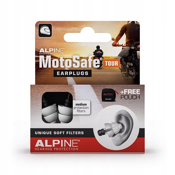 Špunty do uší a špunty do uší ALPINE MotoSafe Tour