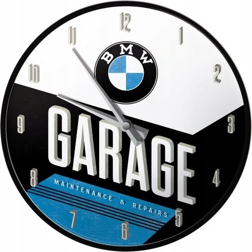Darčekové nástenné hodiny pre motocyklistu BMW GARA