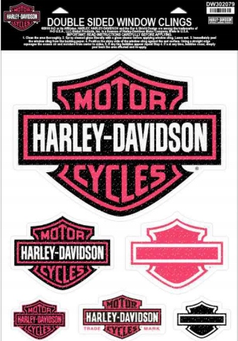 Sada samolepiek Harley-Davidson Glitter