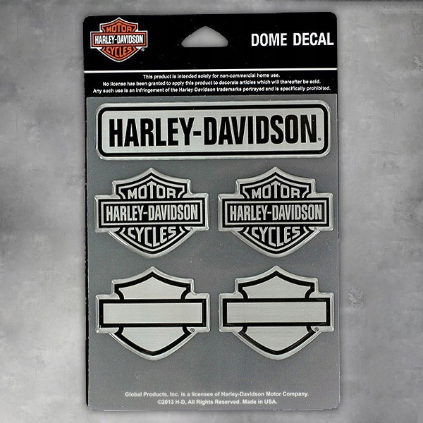 Sada 3D nálepiek Harley-Davidson