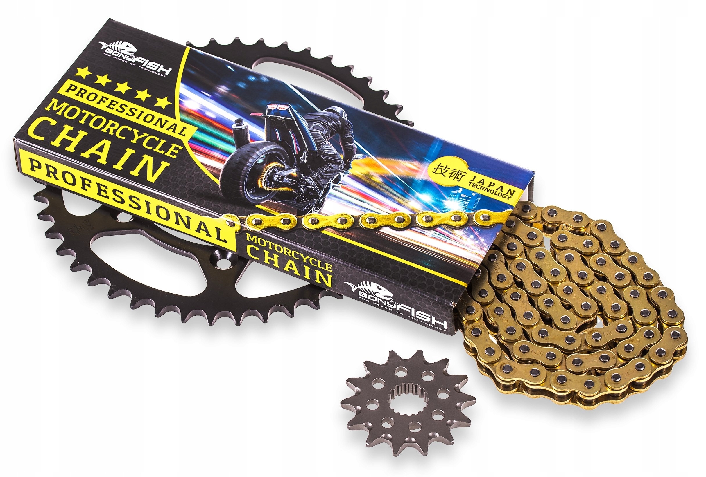 Súprava pohonu Yamaha YFM 350 Raptor X-Ring GOLD