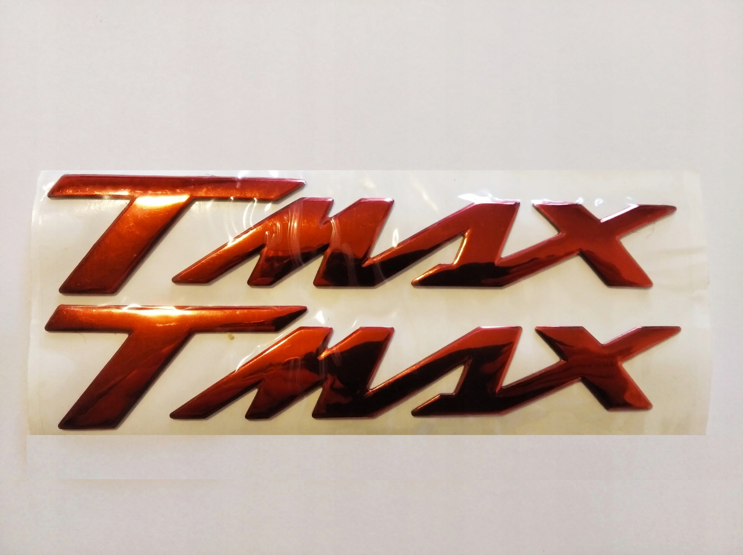 emblémy Yamaha T-MAX TMAX T MAX 2 ks 3D červená