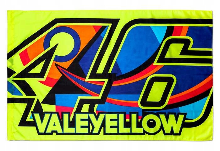 vlajka VR46 Rossi Valeyellow46 VRUFG265803 MotoGP