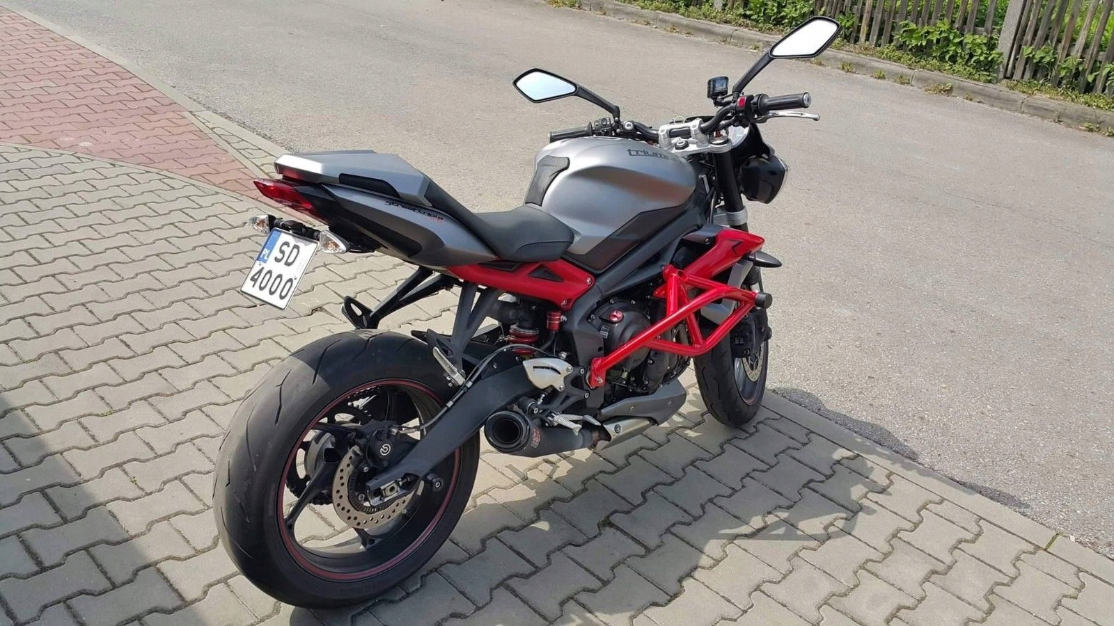 Kaskadérska klietka BSA Triumph Street Triple 675 2012-19