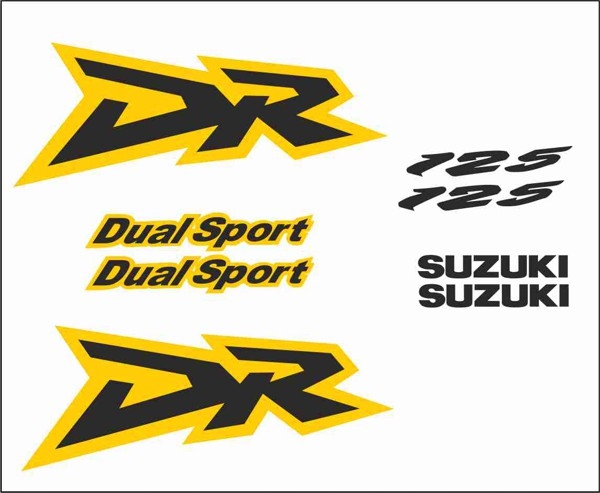 samolepka samolepka SUZUKI DR 125 od * duboisi *
