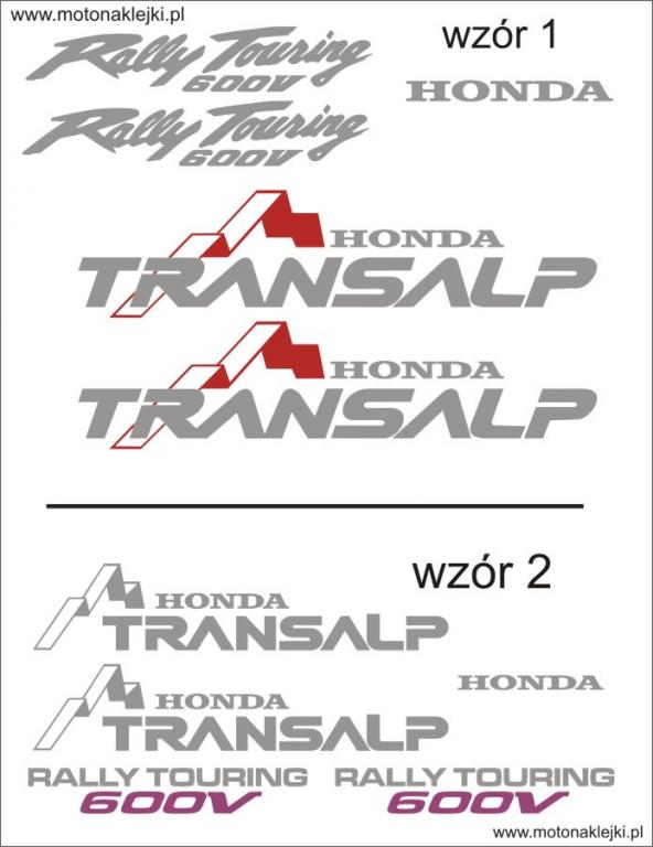 polepy HONDA TRANSALP 600V od * duboisi *