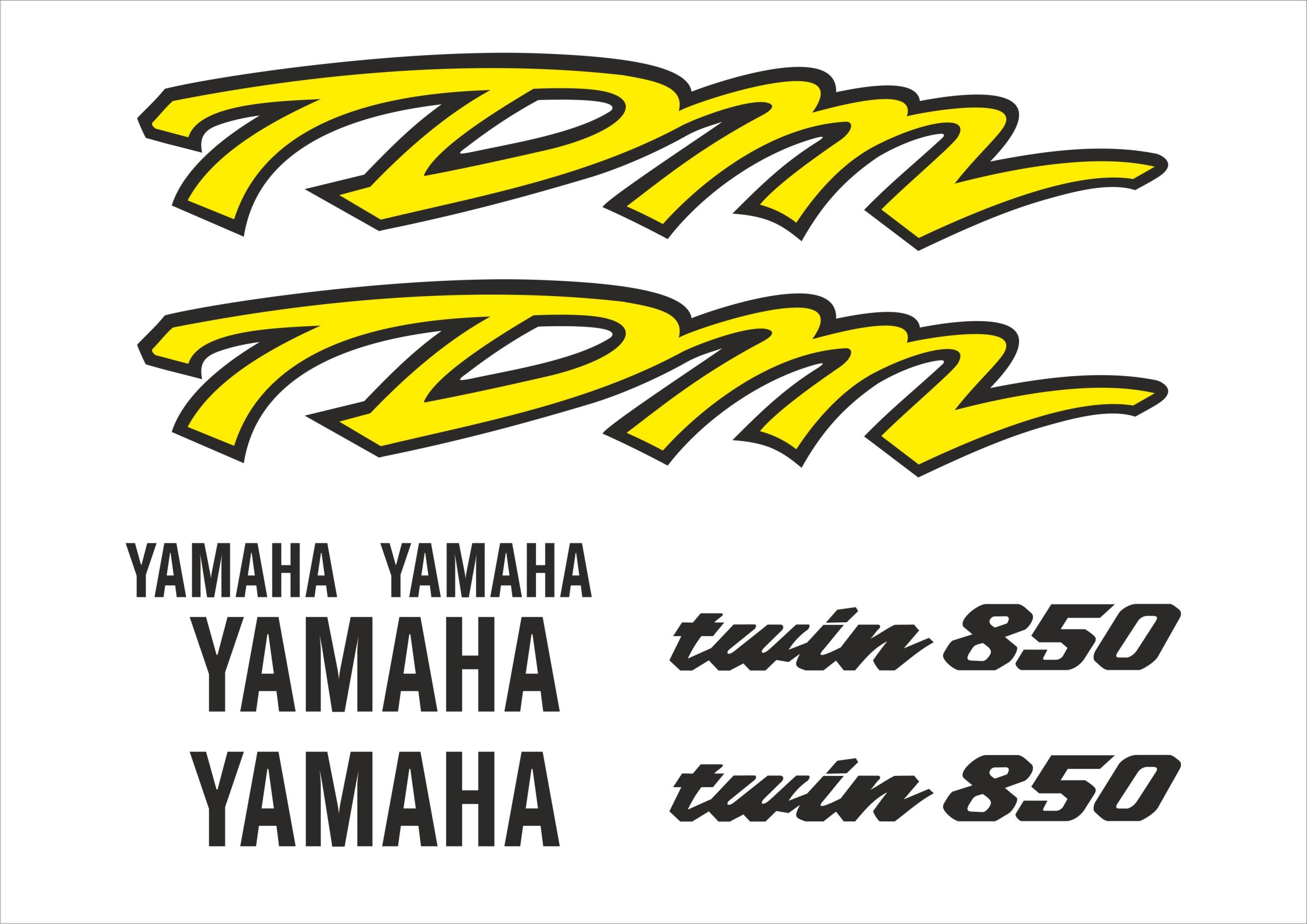 polepy YAMAHA TDM 850 - od duboisi
