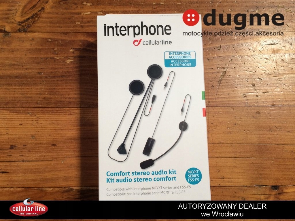 sada slúchadlových mikrofónov INTERPHONE F5 na prilbu